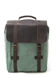 Urbs waxed canvas backpack, blue