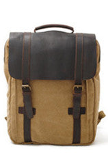 Urbs waxed canvas backpack, khaki